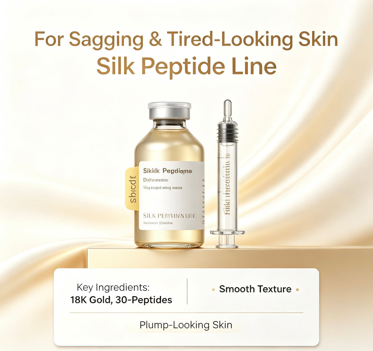 Silk Lifting Peptide Trio | Firming, Plumping & Smoothing Serum Set