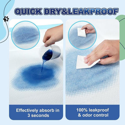 Extra Large 34” x 28” Puppy Pads 100 Count – Super Absorbent Leak-Proof Dog Training Pee Pads Quick Dry