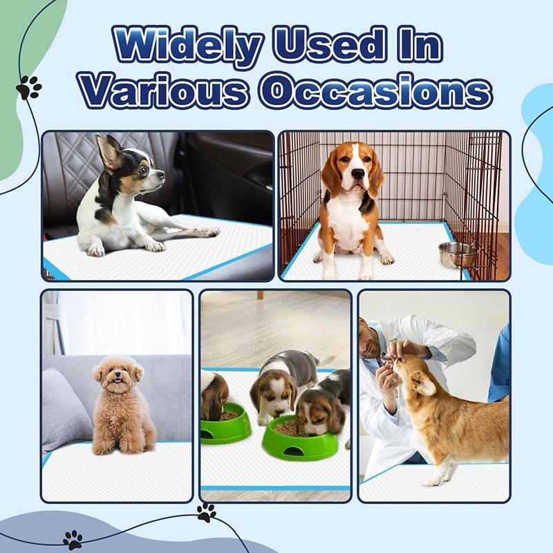 Extra Large 34” x 28” Puppy Pads 100 Count – Super Absorbent Leak-Proof Dog Training Pee Pads Quick Dry