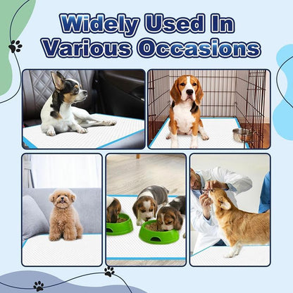 Extra Large 34” x 28” Puppy Pads 100 Count – Super Absorbent Leak-Proof Dog Training Pee Pads Quick Dry