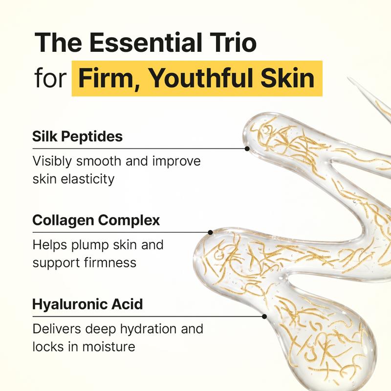 Silk Lifting Peptide Trio | Firming, Plumping & Smoothing Serum Set